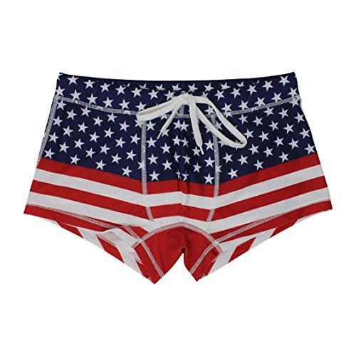 Square Leg Swimsuit - American Flag