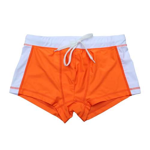 Square Leg Swimsuit - Classic Series: Orange